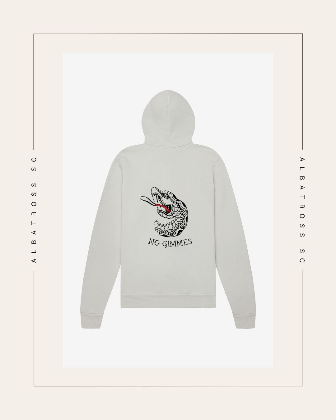 The Snake "No Gimmies" Full Zip Hoodie