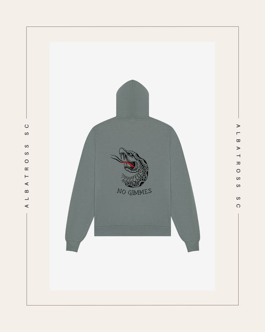 The Snake "No Gimmies" Full Zip Hoodie