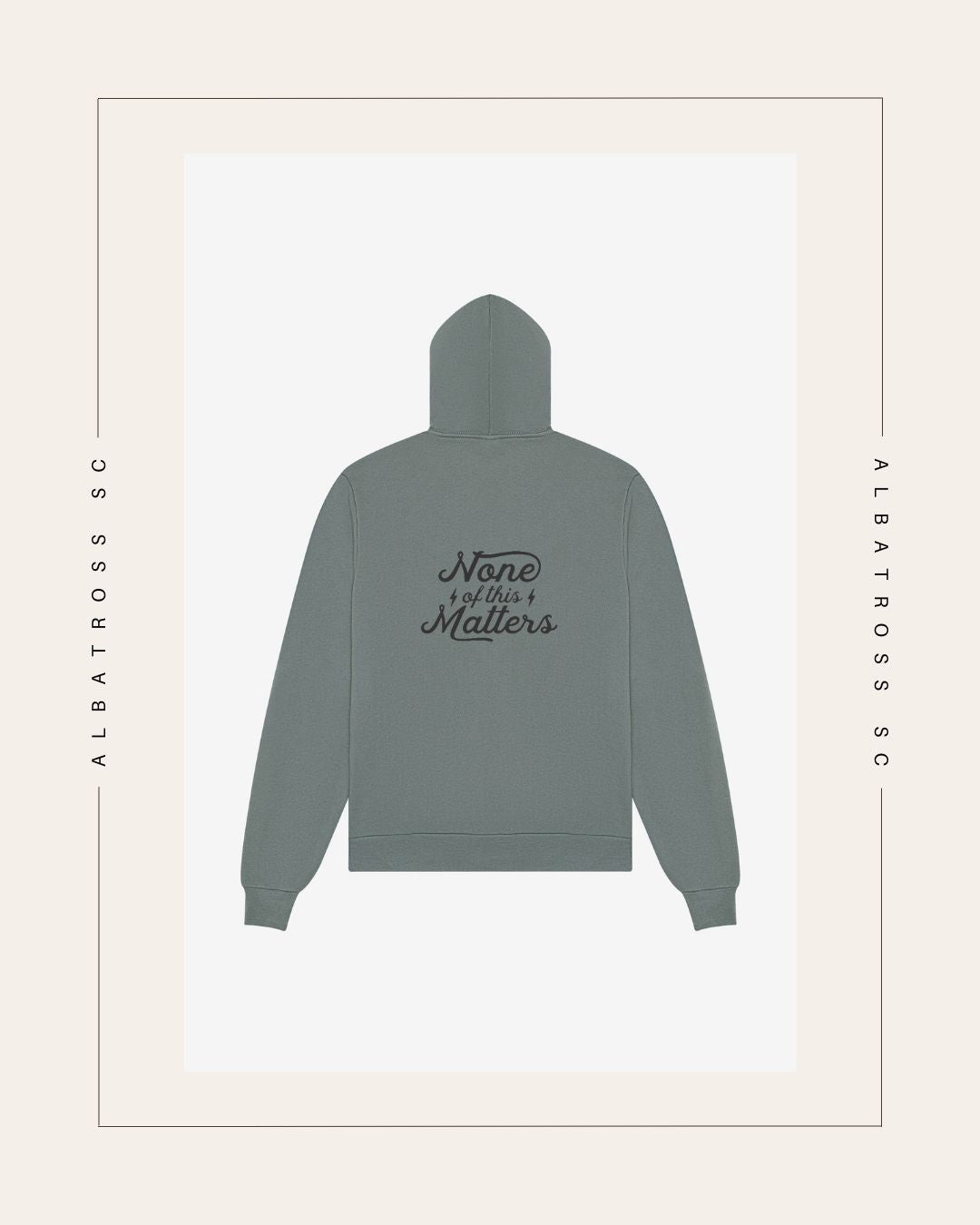 None of this Matters (Script) Full Zip Hoodie